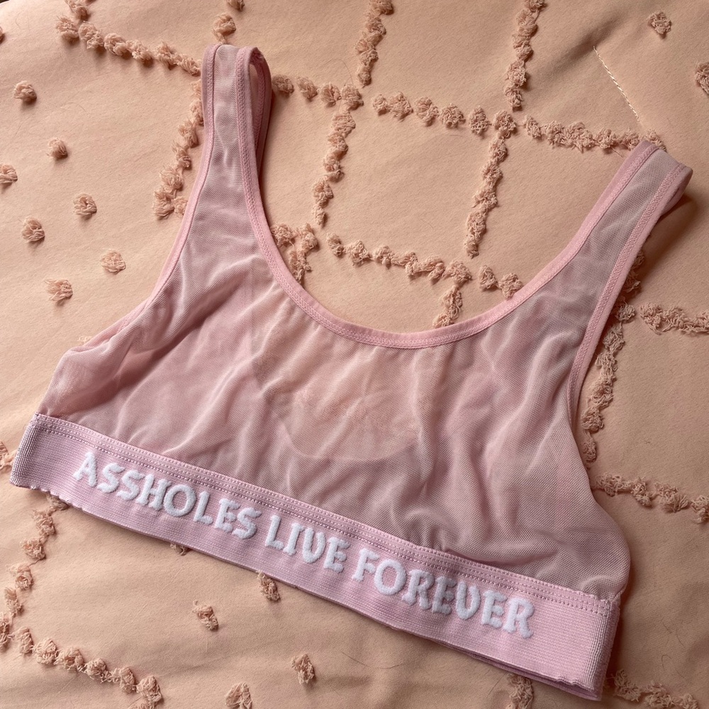 ALF mesh sports bra SZ MED